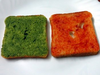 Tricolor Vegetable Sandwich Steps