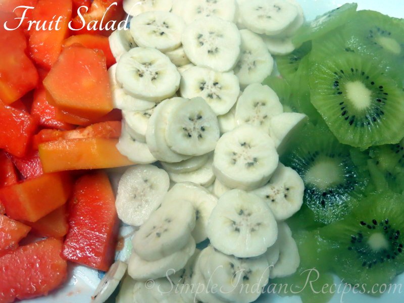 Tricolour Fruit Salad