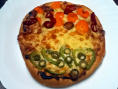 Tri-colour Pizza