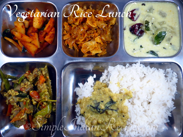 Vegetarian Rice Lunch
