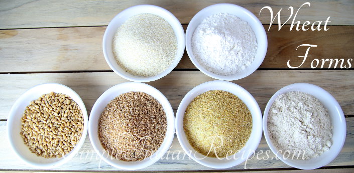 Different Forms Of Wheat