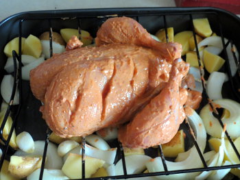 Tandoori Chicken Preparation Steps