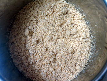 Whole Wheat Puttu Preparation Steps