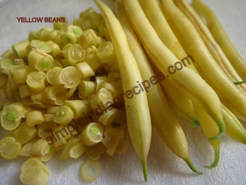 Yellow beans Poriyal