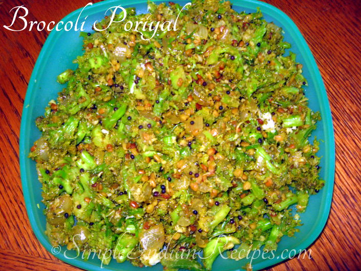 Broccoli Poriyal Broccoli Stir Fry Simple Indian Recipes