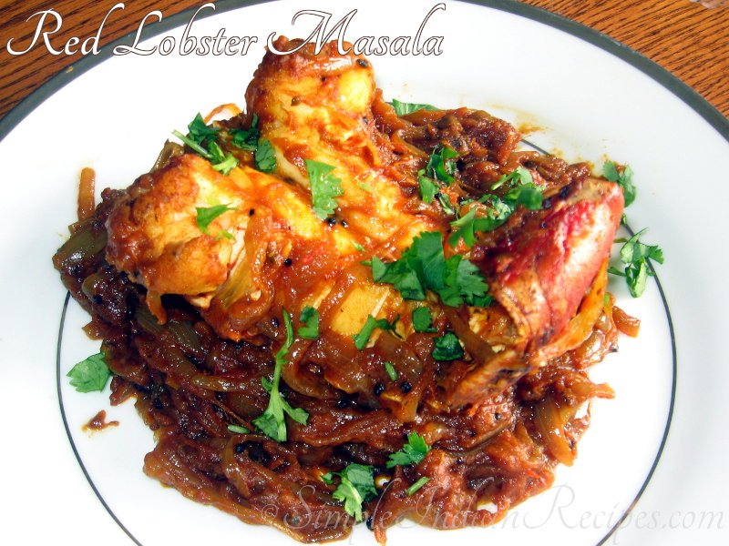 Red Lobster Masala Simple Indian Recipes