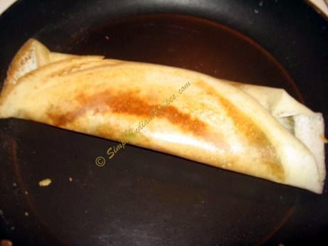 masala dosa preparation step