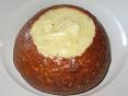 Creamy Onion Cauliflower Soup in a Bread Bowl