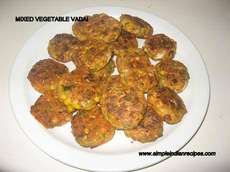 vegetable vadai